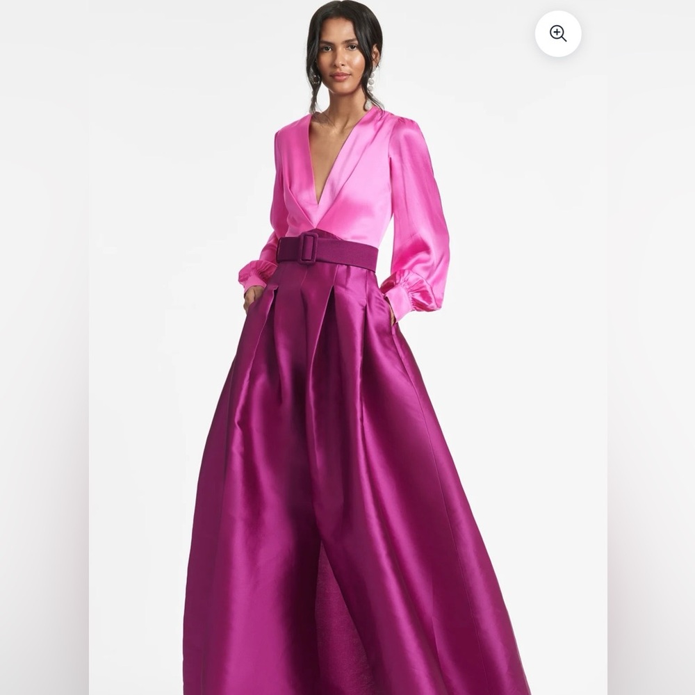 NEW Sachin & Babi Zoe Gown Pink / Magenta, size 10